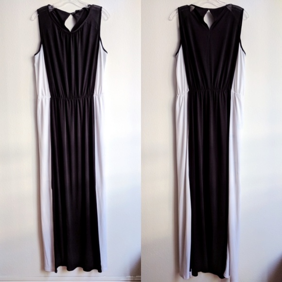 Kenneth Cole NY Sleeveless The Wendy Maxi Dress L - Picture 3 of 8
